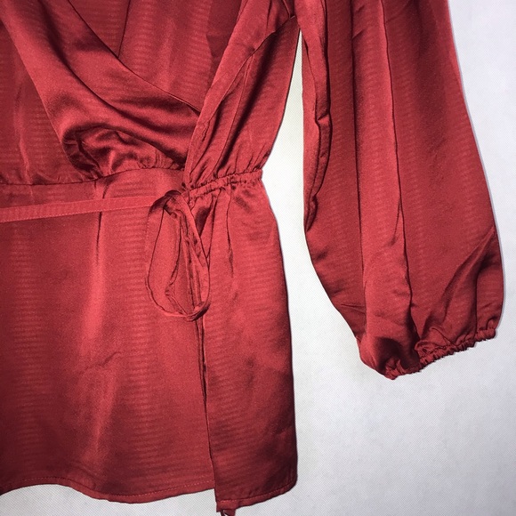 NEW! PROLOGUE Plus Size faux wrap top blouse 3X - Picture 4 of 6